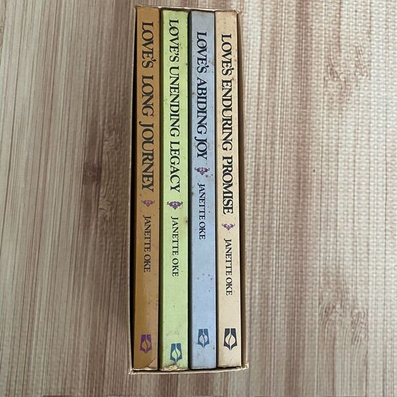 Prairie Romance Series Books Box Set 4 Vol Janette Oke's 1979 Vintage Paper Back - Picture 5 of 6